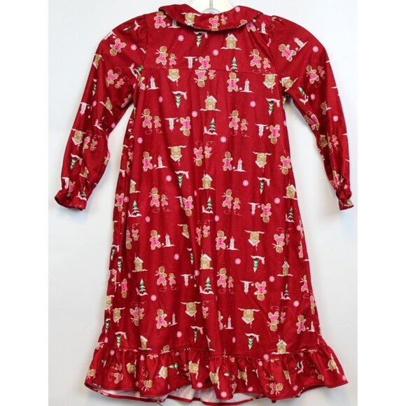 NWT 2007 Gymboree Gingerbread Cookie Girls Nightgown Pajamas PJ sz 6 Winter Xmas - Picture 5 of 9